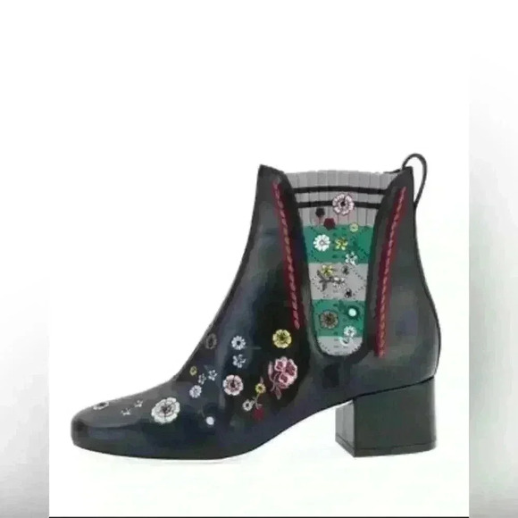 Fendi Shoes - Authentic Fendi Floral Boots Size 37